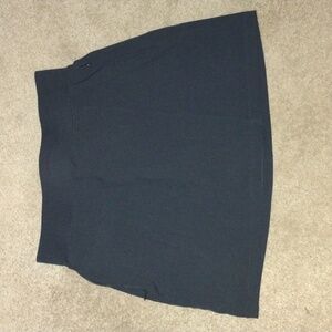 Black athletic skort